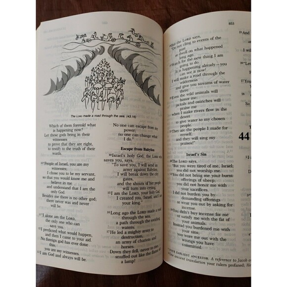 Good News Bible Todays English Version ABS-1992 Black Hardcover - Picture 4 of 8